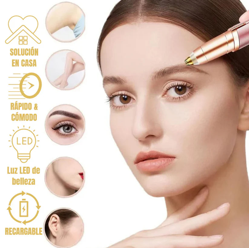 𝐃𝐞𝐫𝐦𝐨𝐆𝐥𝐚𝐦® Depilador facial perfilador de cejas - Oferta 2 X 1