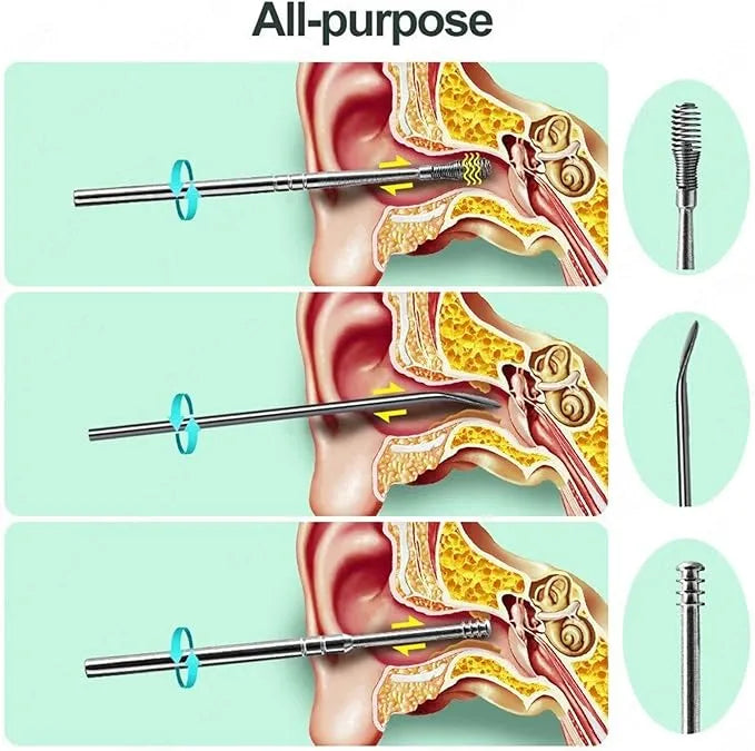 Juego de herramientas limpiadoras de cerumen  + Envío Gratis