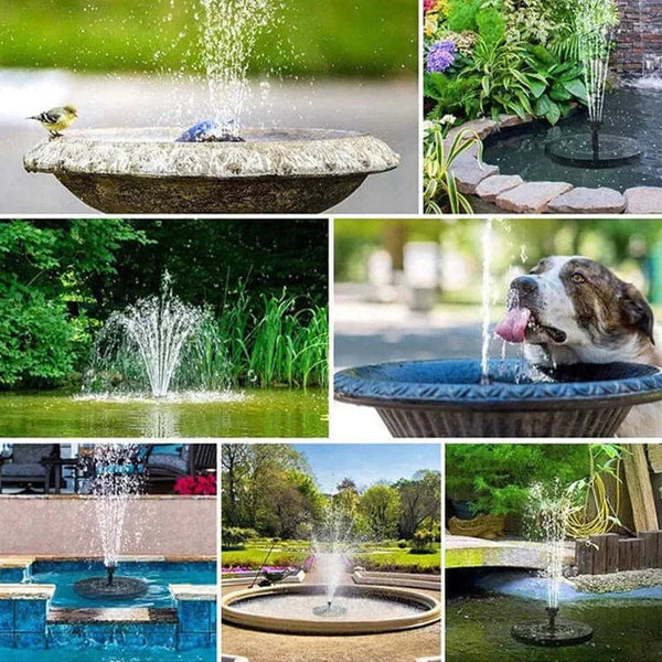 Fuente Flotante con Energía Solar: Tranquilidad Instantánea