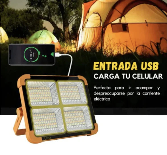 POTENTE REFLECTOR SOLAR PORTÁTIL 800W + ENVÍO GRATIS