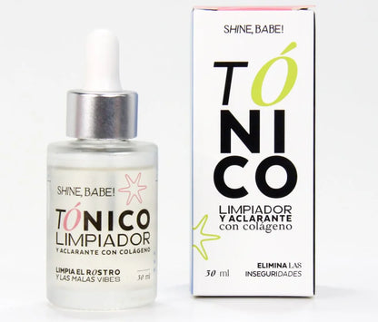 Tónico Limpiador Aclarante Con Colágeo ® SHINE BABE!