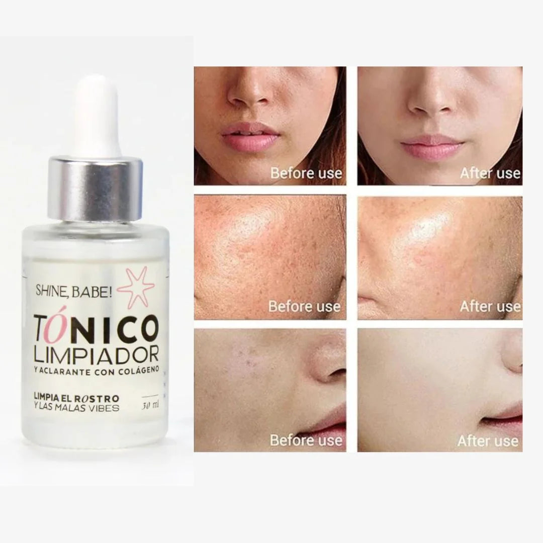 Tónico Limpiador Aclarante Con Colágeo ® SHINE BABE!